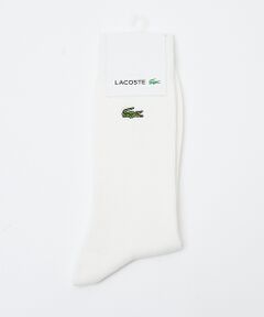 ABAHOUSE / アバハウス ソックス | 【LACOSTE / ラコステ】クロックエンブレム1×1リブニットソックス
