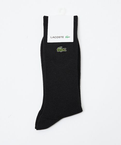 ABAHOUSE / アバハウス ソックス | 【LACOSTE / ラコステ】クロックエンブレム1×1リブニットソックス | 詳細7