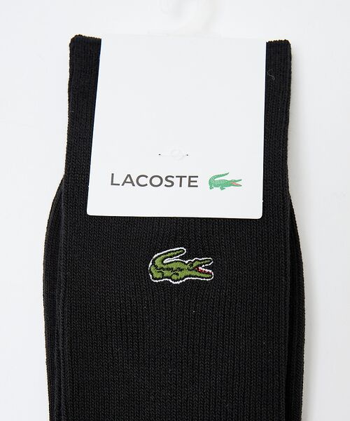 ABAHOUSE / アバハウス ソックス | 【LACOSTE / ラコステ】クロックエンブレム1×1リブニットソックス | 詳細8