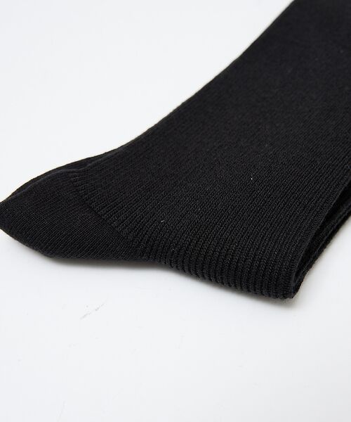 ABAHOUSE / アバハウス ソックス | 【LACOSTE / ラコステ】クロックエンブレム1×1リブニットソックス | 詳細9