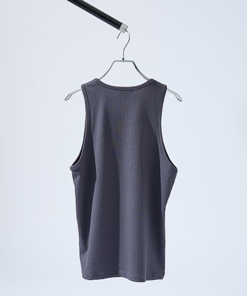 ABAHOUSE / アバハウス キャミソール・チューブトップ | 【スクエアネック】ストレッチ テレコ タンクトップ | 詳細10