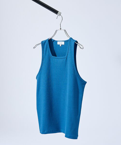 ABAHOUSE / アバハウス キャミソール・チューブトップ | 【スクエアネック】ストレッチ テレコ タンクトップ | 詳細16