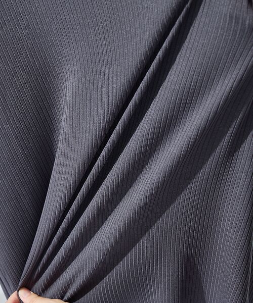 ABAHOUSE / アバハウス キャミソール・チューブトップ | 【ストレッチテレコ】ノースリーブ クルーネック Tシャツ / タンクトップ | 詳細13