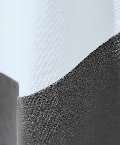 ABAHOUSE / アバハウス Tシャツ | ウズマキ バイカラー 半袖Tシャツ / オーバーサイズ | 詳細5