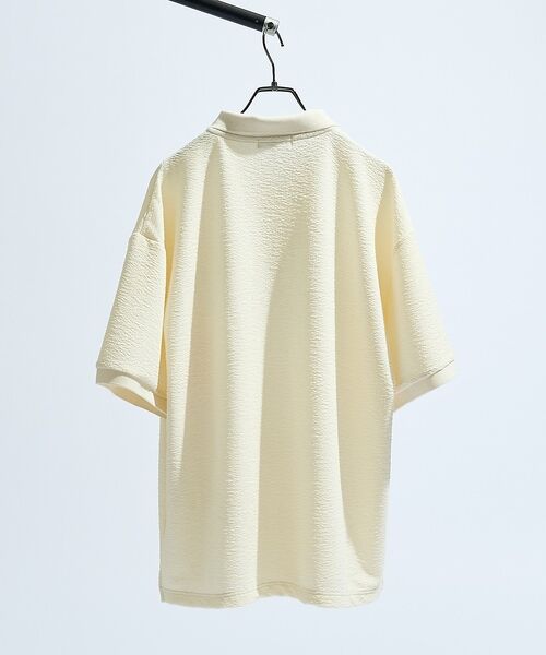 ABAHOUSE / アバハウス ポロシャツ | ウェーブリンクル　フクレジャガード ポロシャツ/ オーバーサイズ/ ストレッチ【 | 詳細18