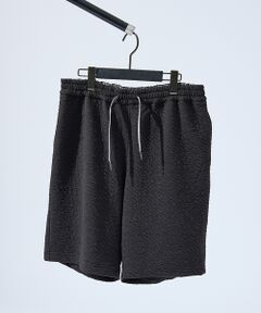 ABAHOUSE / アバハウス ショート・ハーフ・半端丈パンツ | 【セットアップ対応】ウェーブリンクル　フクレジャガード ショートパンツ/ オーバ