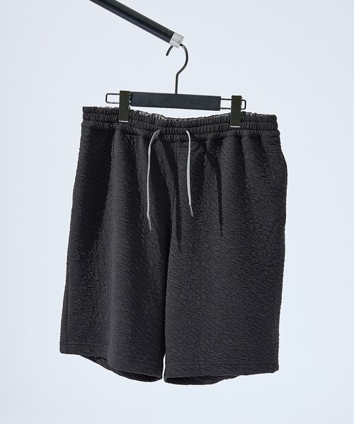 ABAHOUSE / アバハウス ショート・ハーフ・半端丈パンツ | フクレジャガード ショートパンツ / オーバーサイズ/ ストレッチ | 詳細15