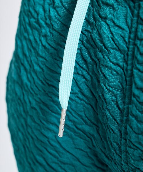 ABAHOUSE / アバハウス ショート・ハーフ・半端丈パンツ | 【セットアップ対応】ウェーブリンクル フクレジャガード ショートパンツ/ オーバ | 詳細13