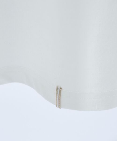 ABAHOUSE / アバハウス Tシャツ | 【定番】ドレスポンチ Vネック 半袖Tシャツ / ストレッチ 冷涼感 | 詳細4