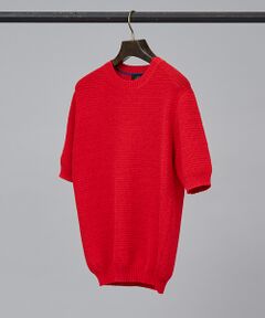 ABAHOUSE / アバハウス Tシャツ | フルニードル メッシュニットTシャツ