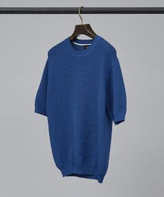 ABAHOUSE / アバハウス Tシャツ | フルニードル メッシュニットTシャツ