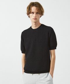 ABAHOUSE / アバハウス Tシャツ | フルニードル メッシュニットTシャツ