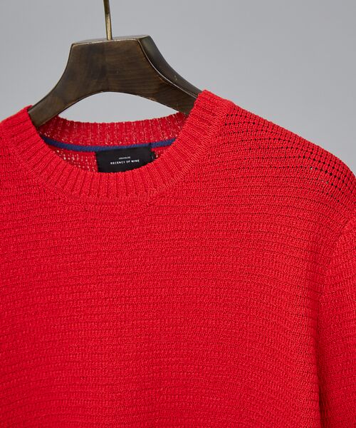 ABAHOUSE / アバハウス Tシャツ | フルニードル メッシュニットTシャツ | 詳細6