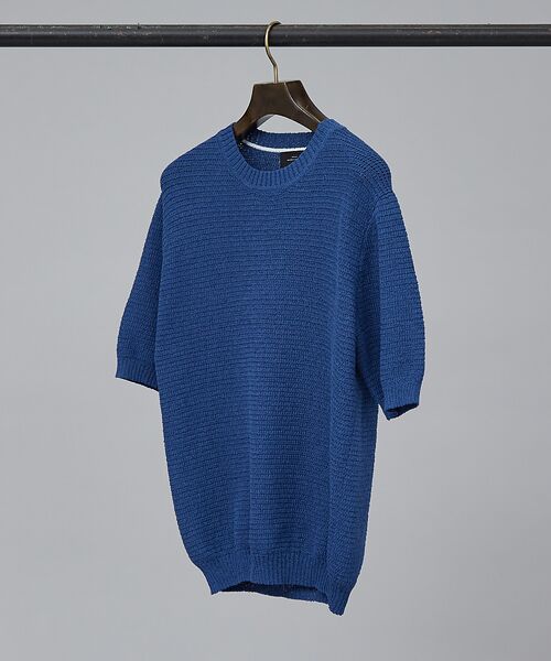 ABAHOUSE / アバハウス Tシャツ | フルニードル メッシュニットTシャツ | 詳細8