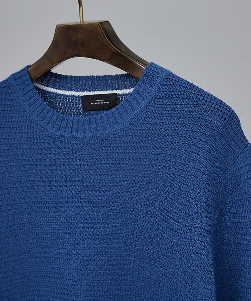 ABAHOUSE / アバハウス Tシャツ | フルニードル メッシュニットTシャツ | 詳細9