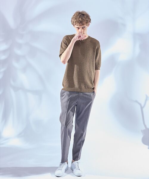 ABAHOUSE / アバハウス Tシャツ | フルニードル メッシュニットTシャツ | 詳細11