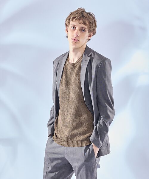 ABAHOUSE / アバハウス Tシャツ | フルニードル メッシュニットTシャツ | 詳細15