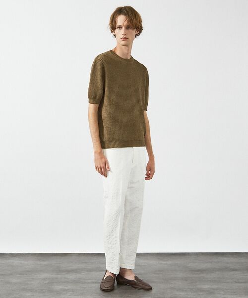 ABAHOUSE / アバハウス Tシャツ | フルニードル メッシュニットTシャツ | 詳細16