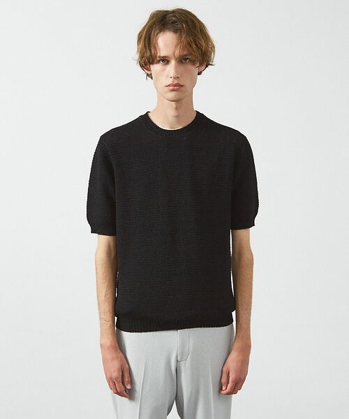 ABAHOUSE / アバハウス Tシャツ | フルニードル メッシュニットTシャツ | 詳細17