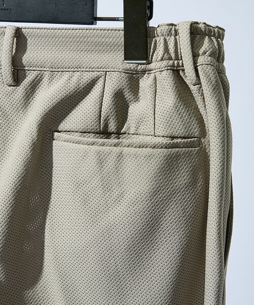 ABAHOUSE / アバハウス スラックス・ドレスパンツ | 【セットアップ対応】トリコットメッシュ イージースラックス/ ストレッチ 軽量 | 詳細4