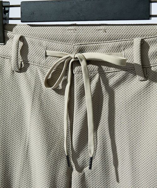 ABAHOUSE / アバハウス スラックス・ドレスパンツ | 【セットアップ対応】トリコットメッシュ イージースラックス/ ストレッチ 軽量 | 詳細6