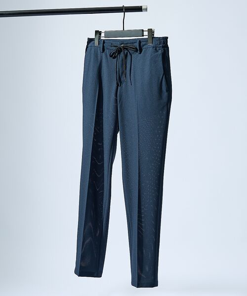 ABAHOUSE / アバハウス スラックス・ドレスパンツ | 【セットアップ対応】トリコットメッシュ イージースラックス/ ストレッチ 軽量 | 詳細12