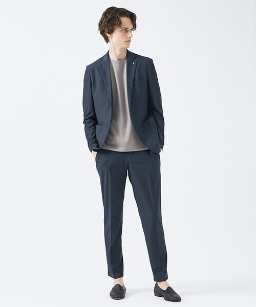 ABAHOUSE / アバハウス スラックス・ドレスパンツ | 【セットアップ対応】トリコットメッシュ イージースラックス/ ストレッチ 軽量 | 詳細13