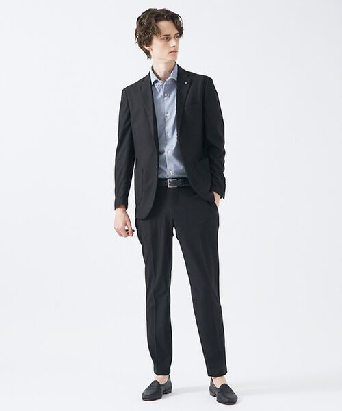 ABAHOUSE / アバハウス スラックス・ドレスパンツ | 【セットアップ対応】トリコットメッシュ イージースラックス/ ストレッチ 軽量 | 詳細18