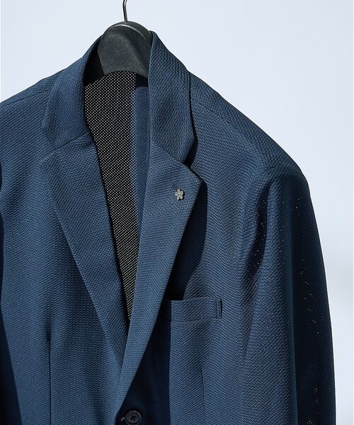ABAHOUSE / アバハウス テーラードジャケット | 【セットアップ対応/FLEX JACKET】トリコット メッシュジャケット / | 詳細10