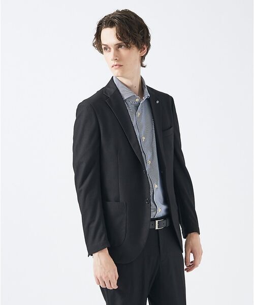 ABAHOUSE / アバハウス テーラードジャケット | 【セットアップ対応/FLEX JACKET】トリコット メッシュジャケット / | 詳細15