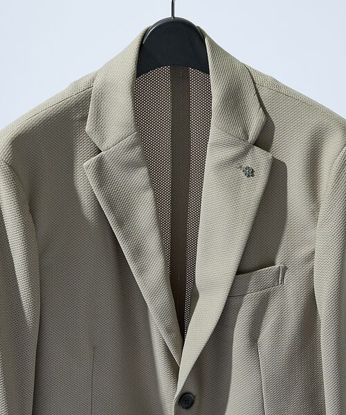 ABAHOUSE / アバハウス テーラードジャケット | 【セットアップ対応/FLEX JACKET】トリコット メッシュジャケット / | 詳細2