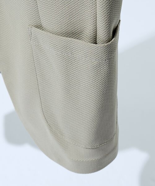 ABAHOUSE / アバハウス テーラードジャケット | 【セットアップ対応/FLEX JACKET】トリコット メッシュジャケット / | 詳細5