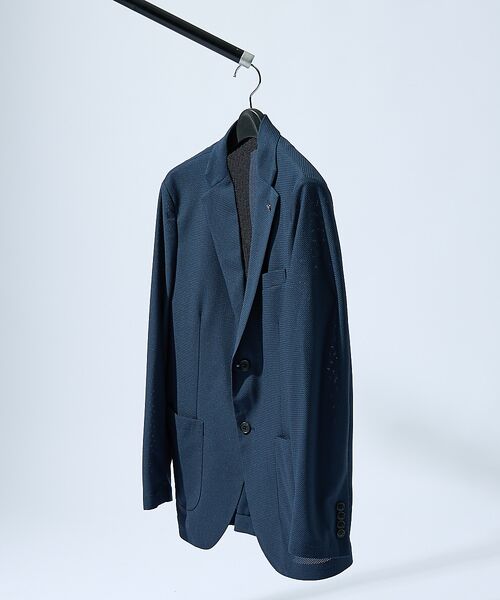 ABAHOUSE / アバハウス テーラードジャケット | 【セットアップ対応/FLEX JACKET】トリコット メッシュジャケット / | 詳細11