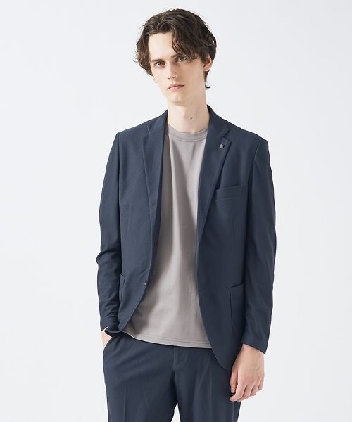 ABAHOUSE / アバハウス テーラードジャケット | 【セットアップ対応/FLEX JACKET】トリコット メッシュジャケット / | 詳細12