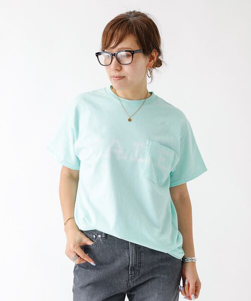 ABAHOUSE / アバハウス Tシャツ | 【The BOOK STORE / ブックストア 】YALE  POCKET T | 詳細4