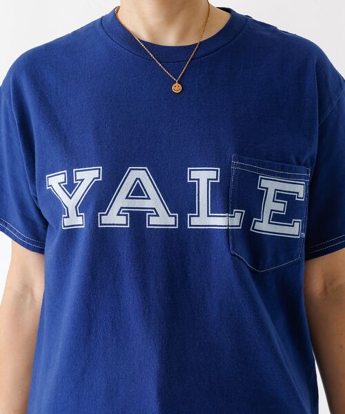ABAHOUSE / アバハウス Tシャツ | 【The BOOK STORE / ブックストア 】YALE  POCKET T | 詳細7