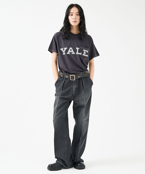 ABAHOUSE / アバハウス Tシャツ | 【The BOOK STORE / ブックストア 】YALE  POCKET T | 詳細21