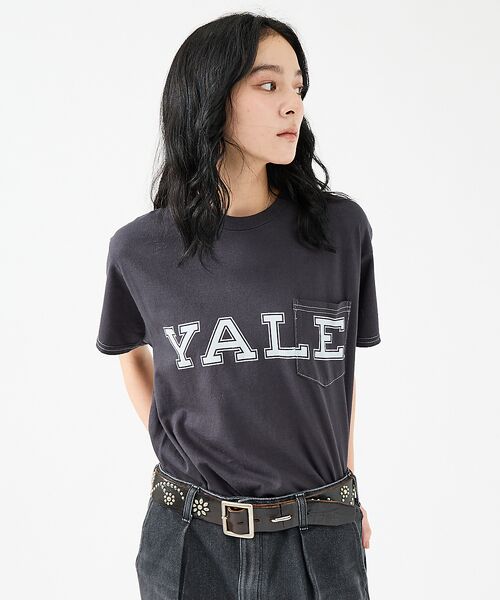 ABAHOUSE / アバハウス Tシャツ | 【The BOOK STORE / ブックストア 】YALE  POCKET T | 詳細23