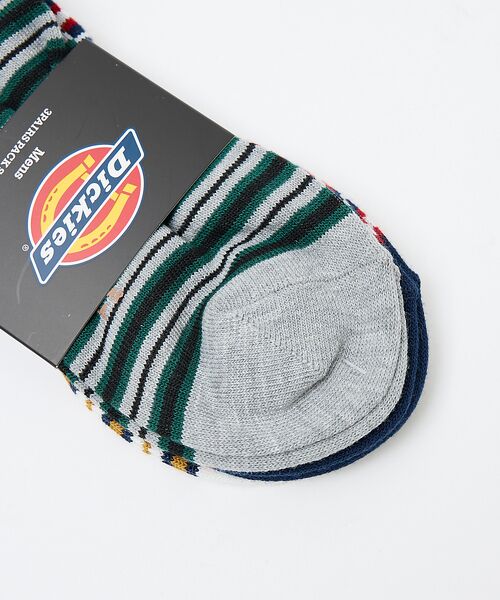 ABAHOUSE / アバハウス ソックス | 【DICKIES/ディッキーズ】3Pアソートソックス/選べる3足SET/アンクル | 詳細2