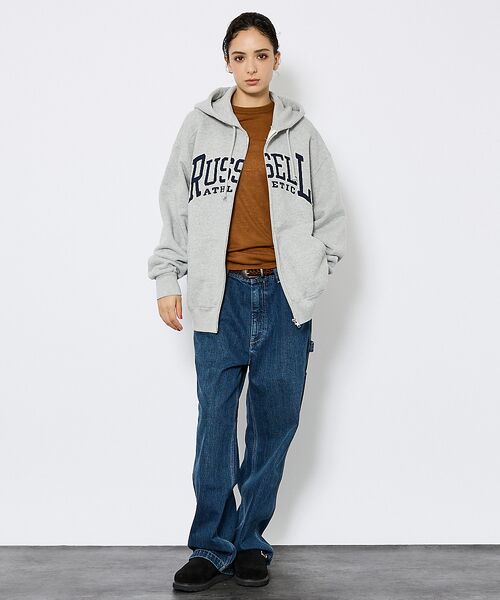 ABAHOUSE / アバハウス パーカー | 【RUSSELL ATHLETIC/ラッセル アスレチック】フロントロゴスウェッ | 詳細1