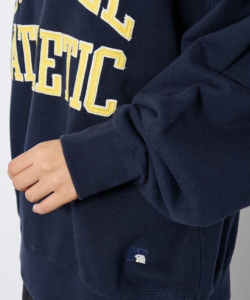 ABAHOUSE / アバハウス スウェット | 【RUSSELL ATHLETIC/ラッセル アスレチック】フロントワッペンロゴ | 詳細12