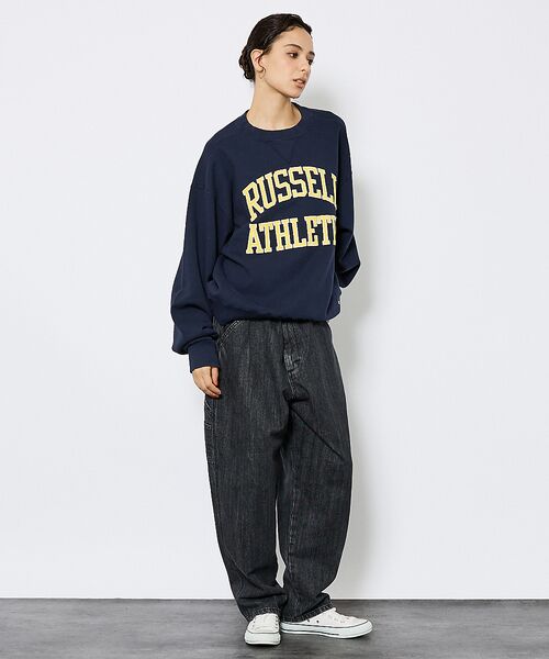 ATTISESSION RUSSELL ATHLETIC クロップド スウェット 5600024F0136_l1_a019.jpg