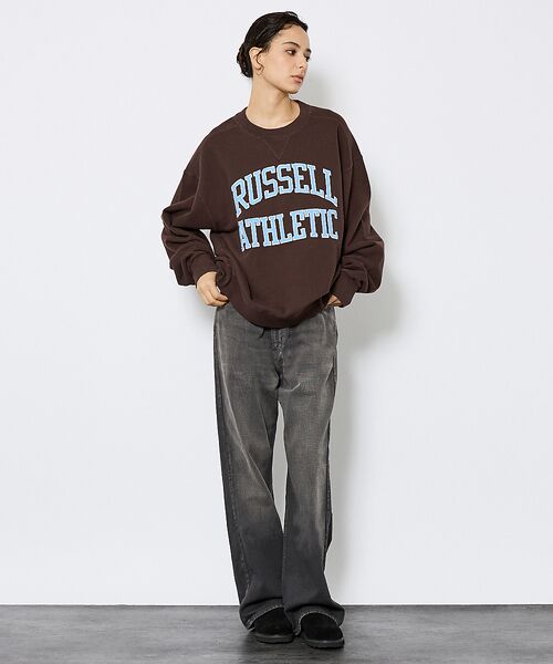 ABAHOUSE / アバハウス スウェット | 【RUSSELL ATHLETIC/ラッセル アスレチック】フロントワッペンロゴ | 詳細20