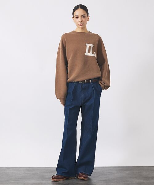 ABAHOUSE / アバハウス スウェット | 【REMI RELIEF / レミ レリーフ】SP加工起毛裏毛クルー(IL)プリ | 詳細5