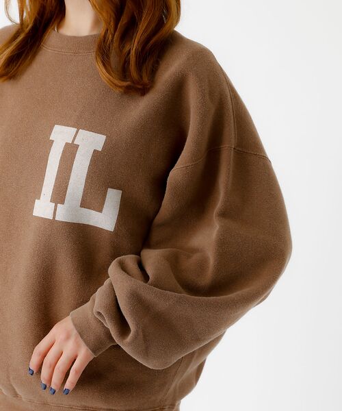 ABAHOUSE / アバハウス スウェット | 【REMI RELIEF / レミ レリーフ】SP加工起毛裏毛クルー(IL)プリ | 詳細14