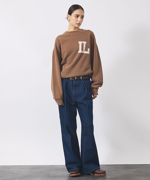 ABAHOUSE / アバハウス スウェット | 【REMI RELIEF / レミ レリーフ】SP加工起毛裏毛クルー(IL)プリ | 詳細6