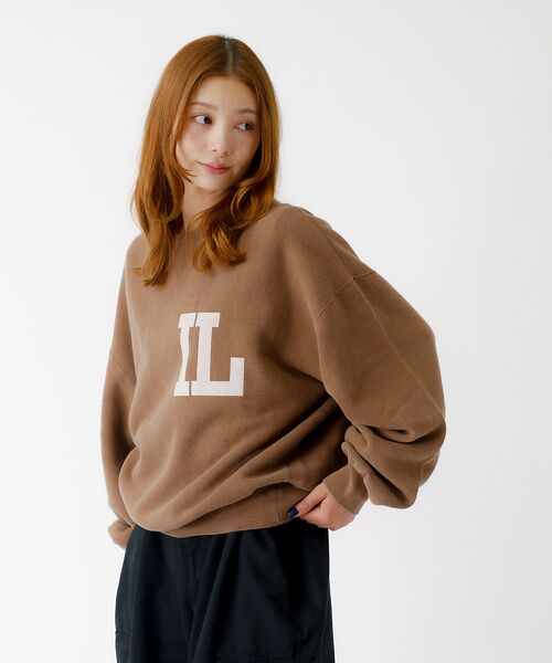 ABAHOUSE / アバハウス スウェット | 【REMI RELIEF / レミ レリーフ】SP加工起毛裏毛クルー(IL)プリ | 詳細9