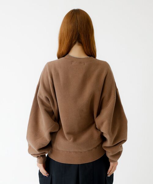 ABAHOUSE / アバハウス スウェット | 【REMI RELIEF / レミ レリーフ】SP加工起毛裏毛クルー(IL)プリ | 詳細12