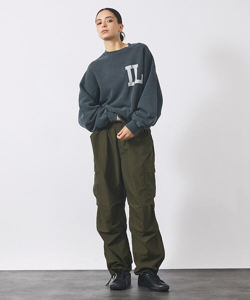 ABAHOUSE / アバハウス スウェット | 【REMI RELIEF / レミ レリーフ】SP加工起毛裏毛クルー(IL)プリ | 詳細17