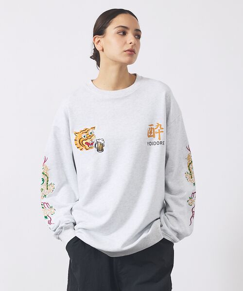 ABAHOUSE / アバハウス Tシャツ | 【YOIDORE/ヨイドレ】酒愛好家スーベニア刺繍スウェット/秋冬/ユニセックス | 詳細19